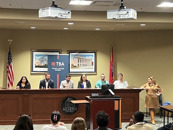 TBA YLD visit to Belmont College of Law
