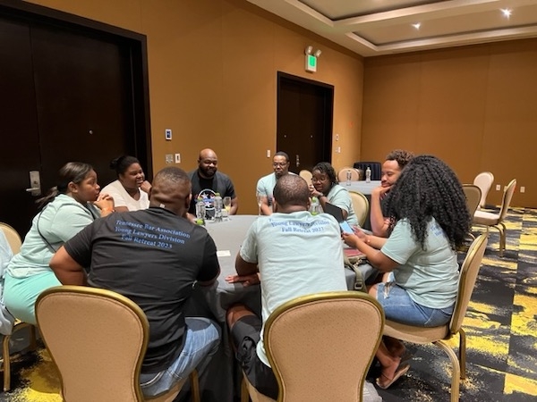 TBA YLD Board members participate in committee breakout planning sessions