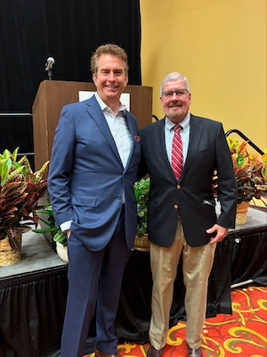 TBA President Ed Lanquist with Tennessee Supreme Court Justice Jeff Bivins