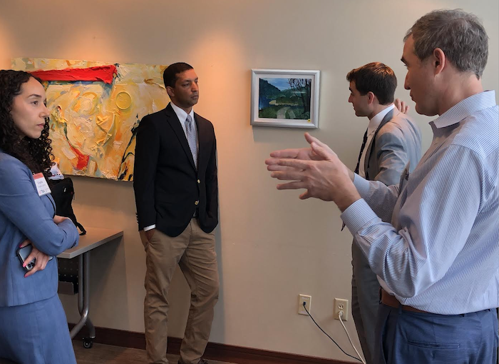 TBALL meets with Dr. Dave Bhattachary, M.D. University Surgical Assoc.
