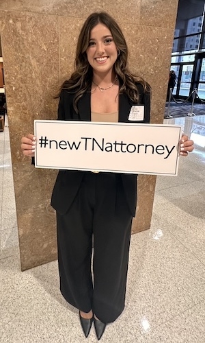 New lawyer being sworn into practice November 7, 2024 in Memphis