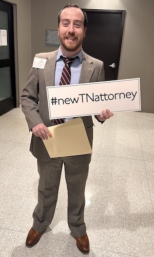 New lawyer being sworn into practice November 7, 2024 in Memphis