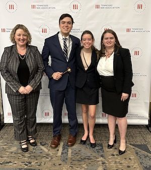 2023 TN High School Mock Trial Competition MVP Award Winners from Agathos Classical School