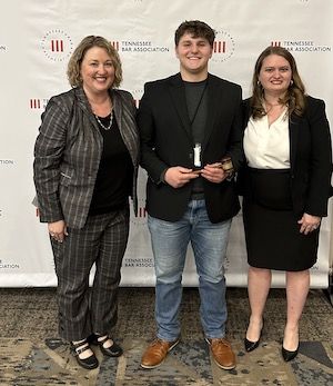 2023 TN High School Mock Trial Competition MVP Award Winner from Unicoi County High School