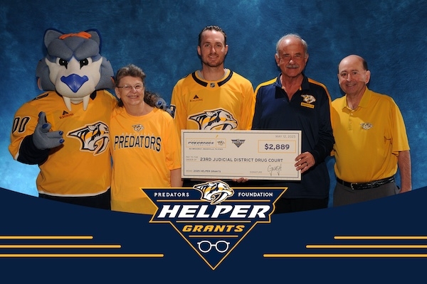 Predators award grant to 23th Judicial District Recovery Court
