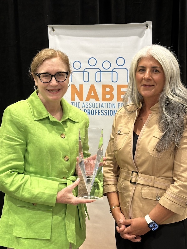 TBA Executive Director accepts NABE Award on Aug. 1, 2024