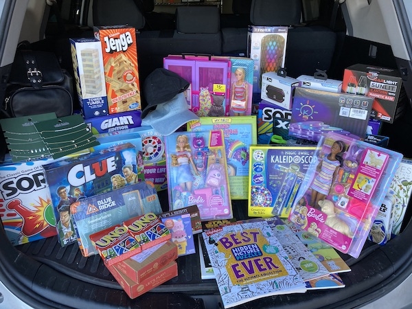 TBA staff donate toys to the Room in the Inn program in Nashville