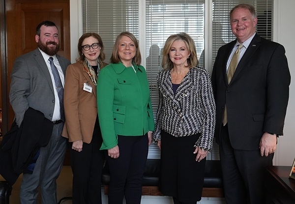 TBA leaders meet with U.S. Sen. Marsha Blackburn During 2025 ABA Day on the Hill