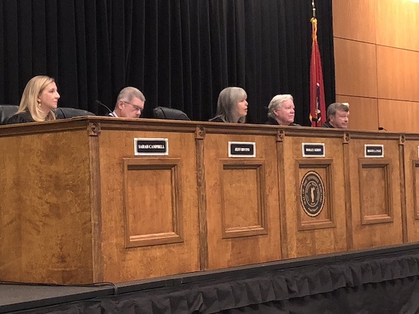 Tennessee Supreme Court Justices at new admittee swearing in ceremony November 2023