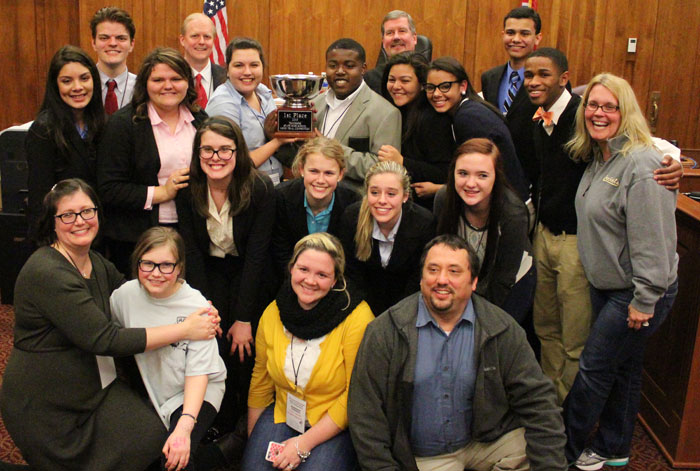 2015 State High School Mock Trial Champions