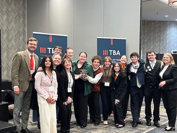 Unicoi County High School mock trial team wins 2026 Sportsmanship Award